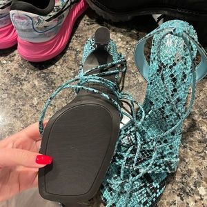 Blue Heel Sandal MIX No 6